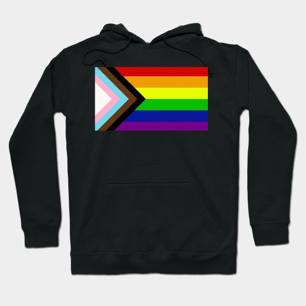 LGBTQ+ flag Hoodie by diffrances